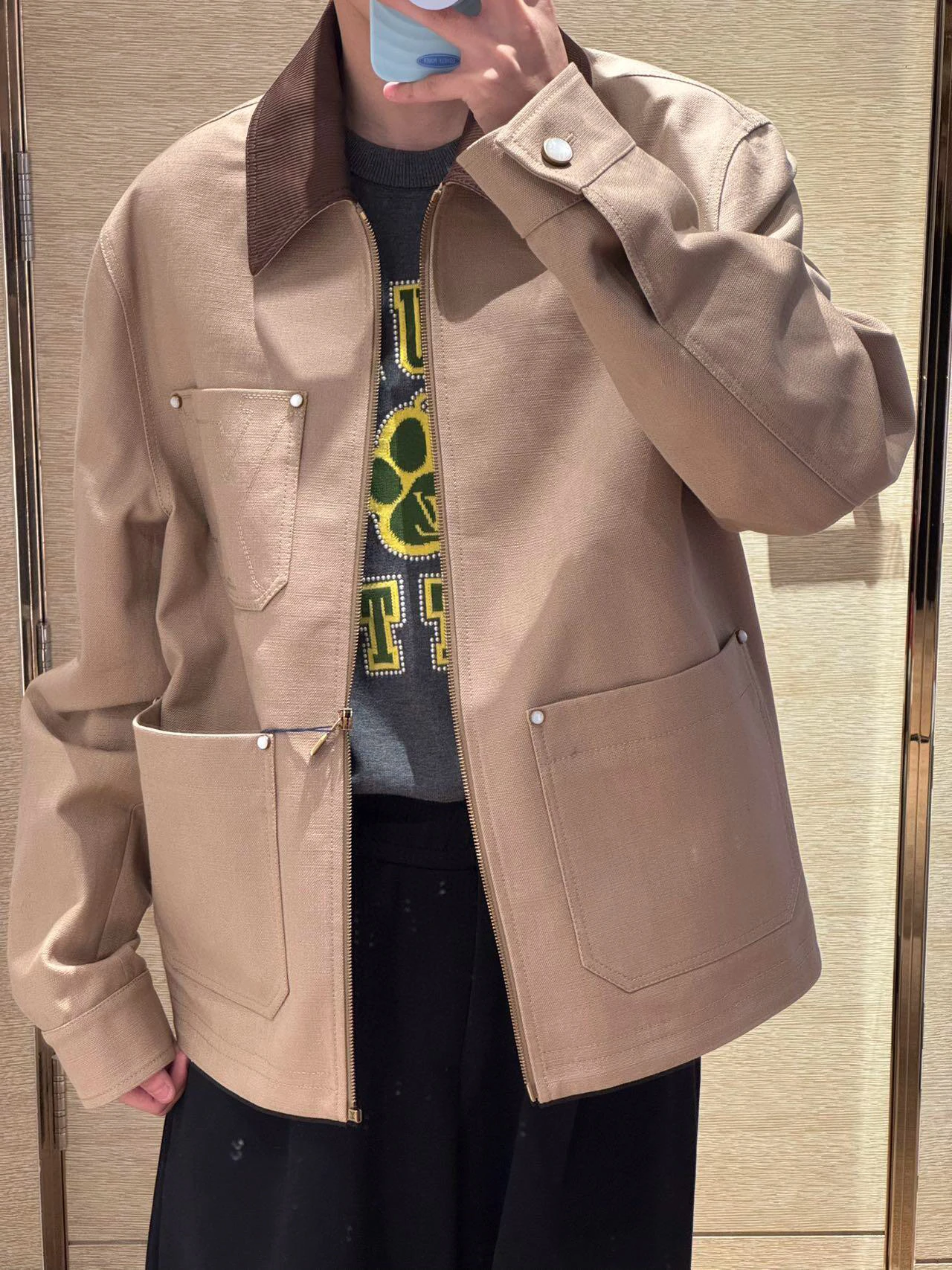 LOUIS VUITTON Мужская ветровка  LOUIS VUITTON Мужская ветровка