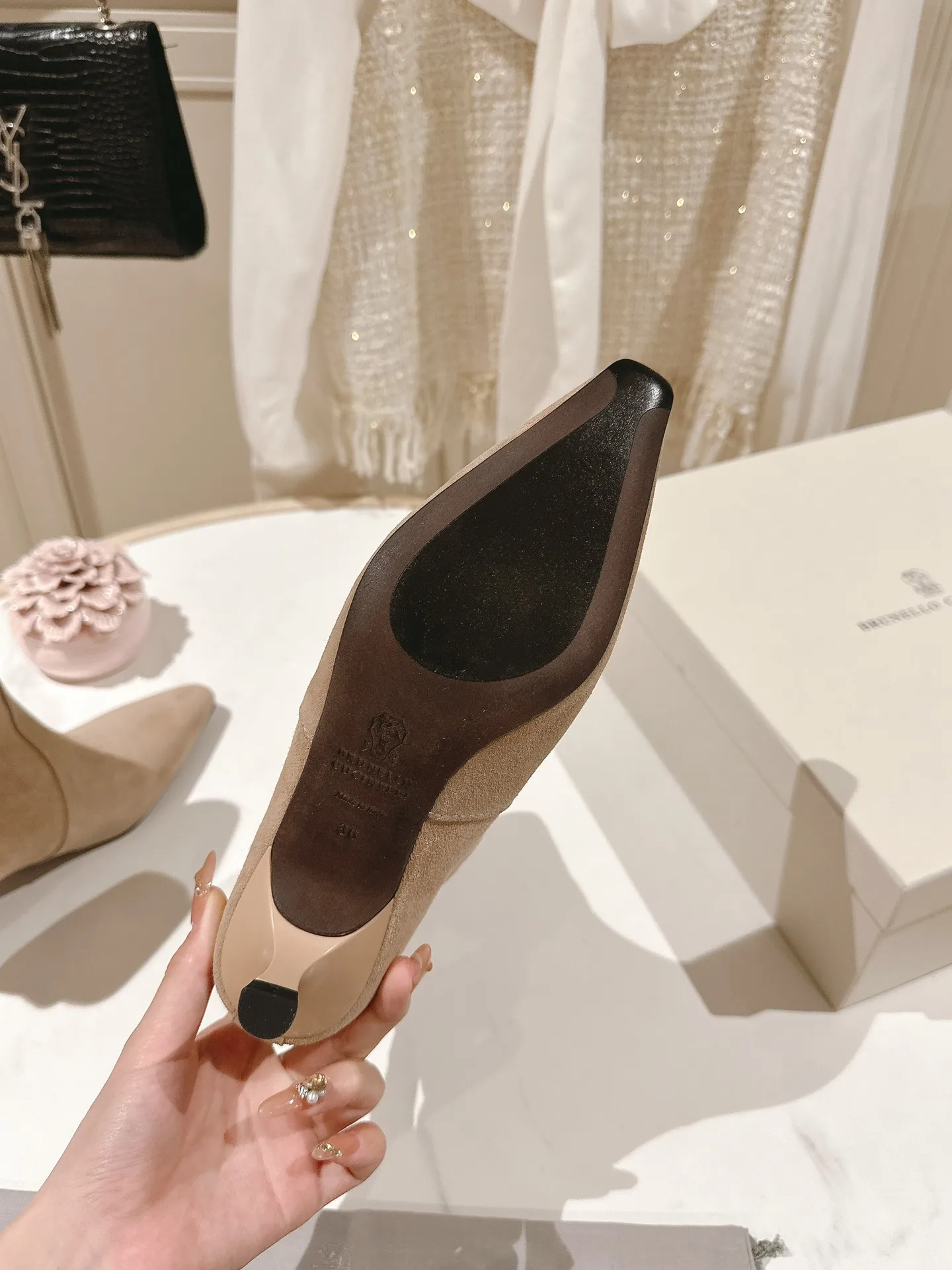 BRUNELLO CUCINELLI Женские сапоги