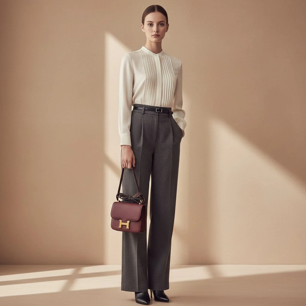 HERMES Женская сумка Constance 19 см ck55 Epsom HERMES Женская сумка Constance 19 см ck55 Epsom