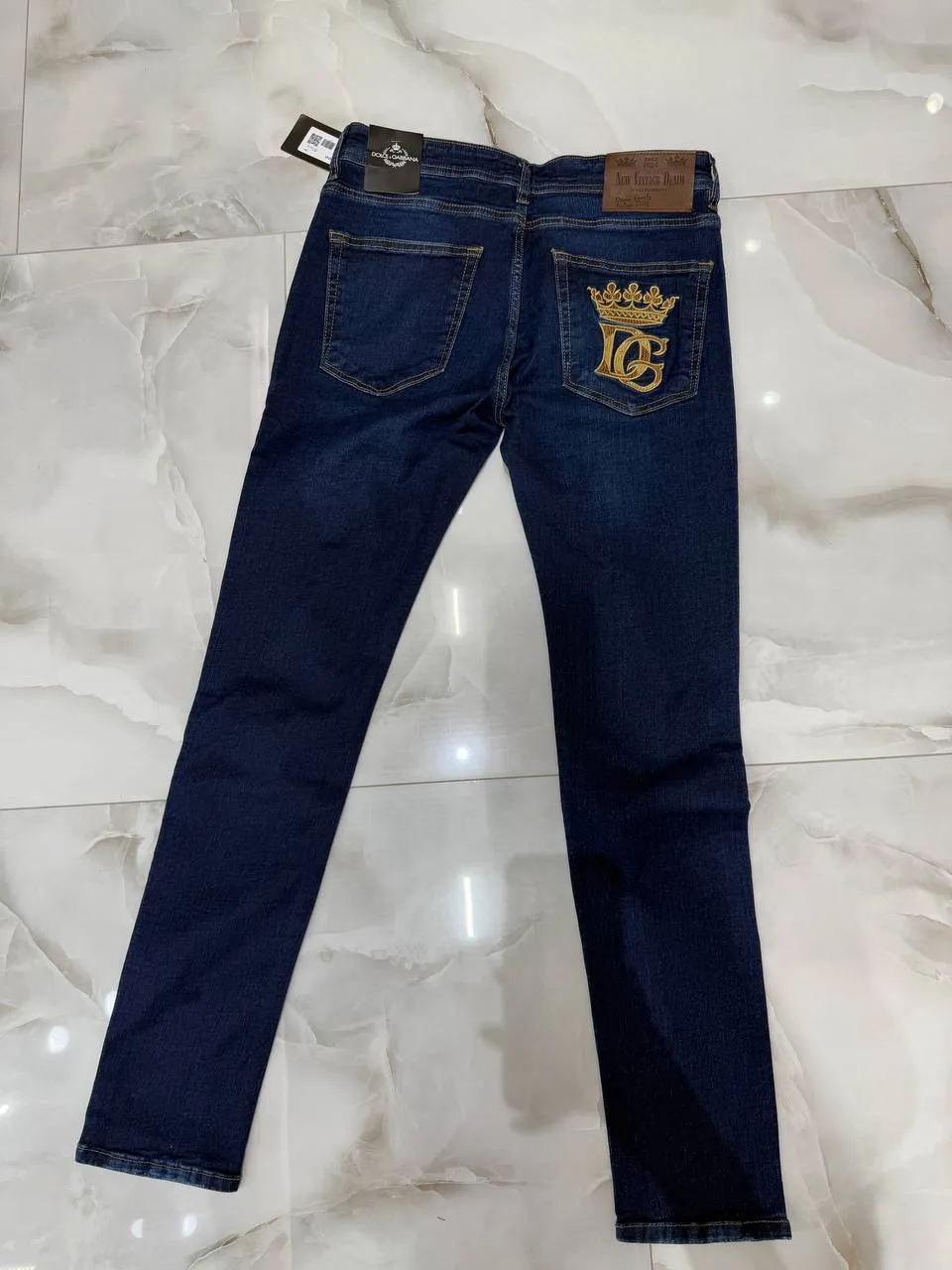 DOLCE & GABBANA Мужские джинсы с логотипом DOLCE & GABBANA Мужские джинсы с логотипом