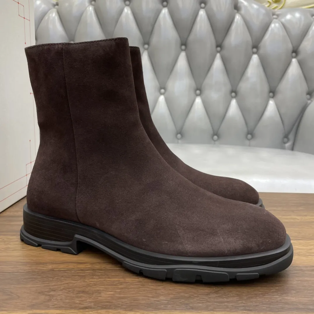 ALEXANDER MCQUEEN Мужские ботинки из воловьей кожи