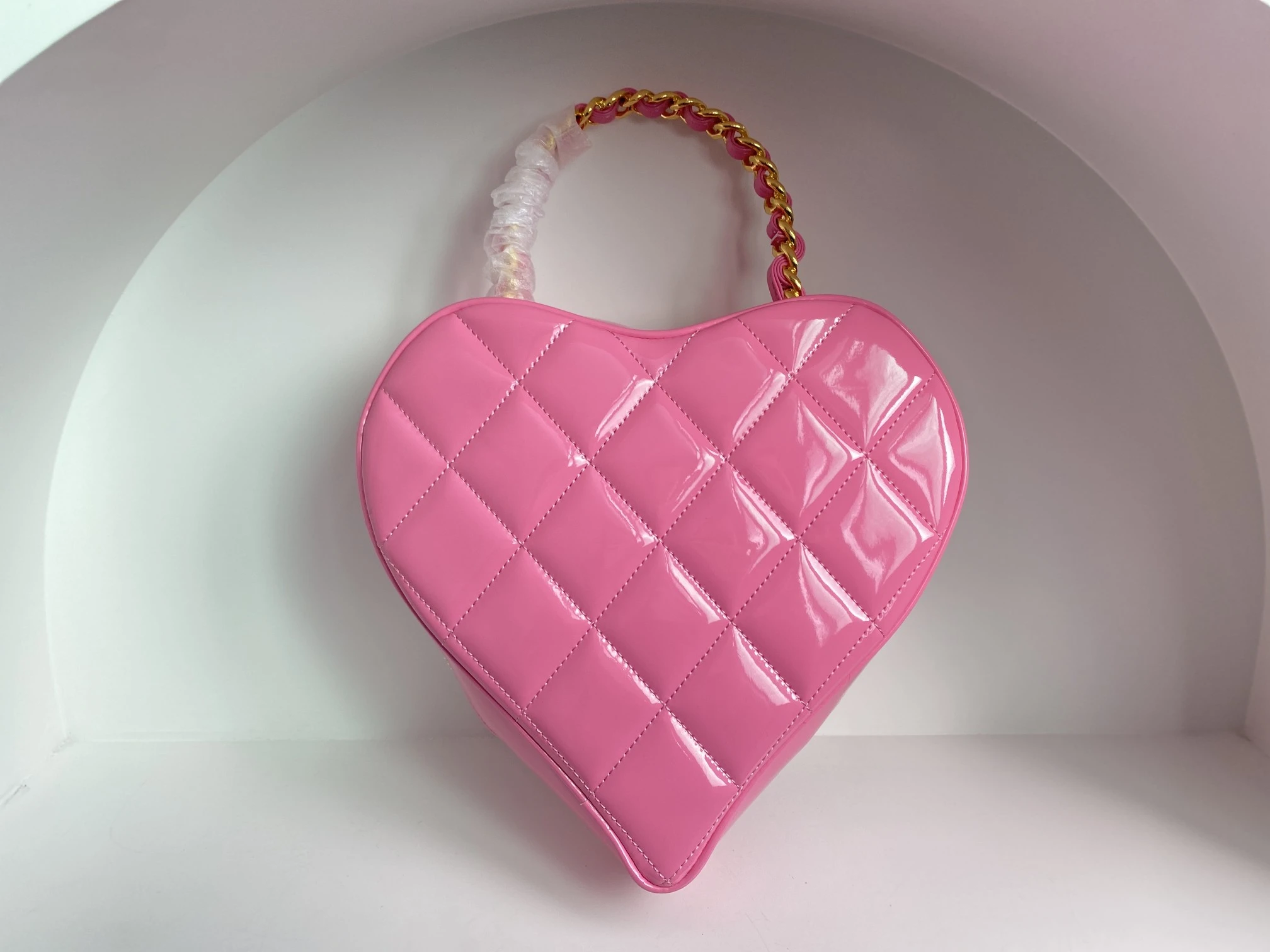 CHANEL Женская винтажная сумка в форме сердца