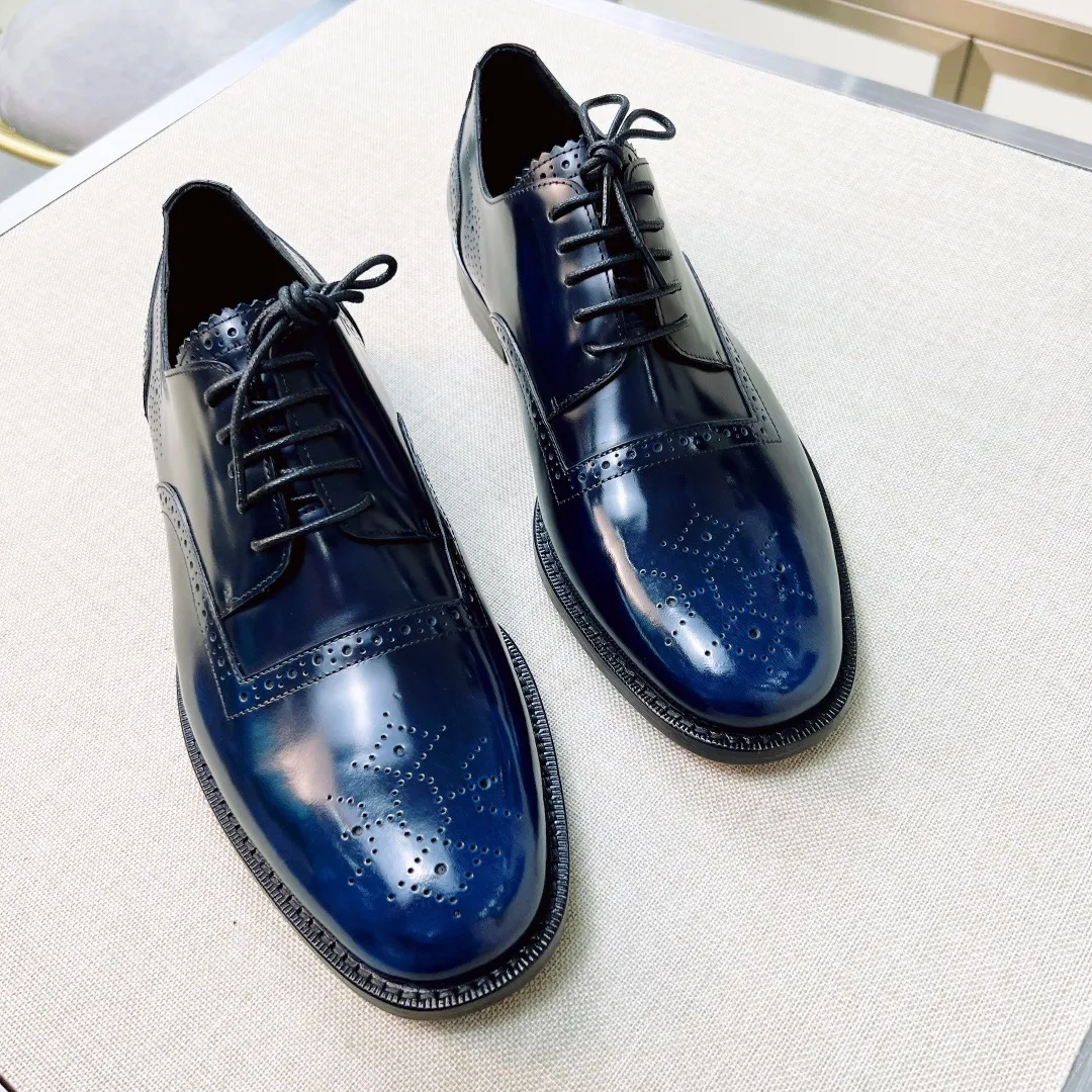 HERMES Мужские туфли из воловьей кожи