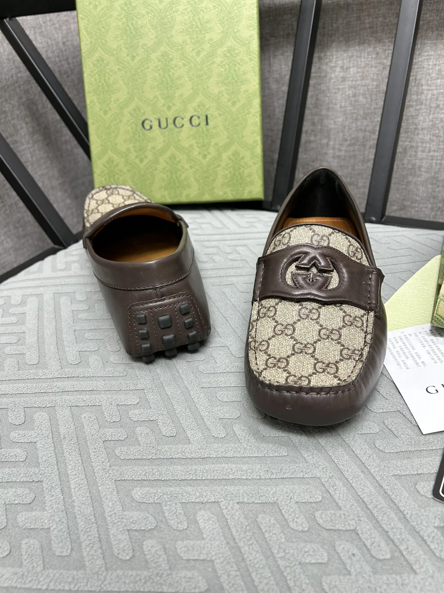 GUCCI Мужские мокасины GG GUCCI Мужские мокасины GG