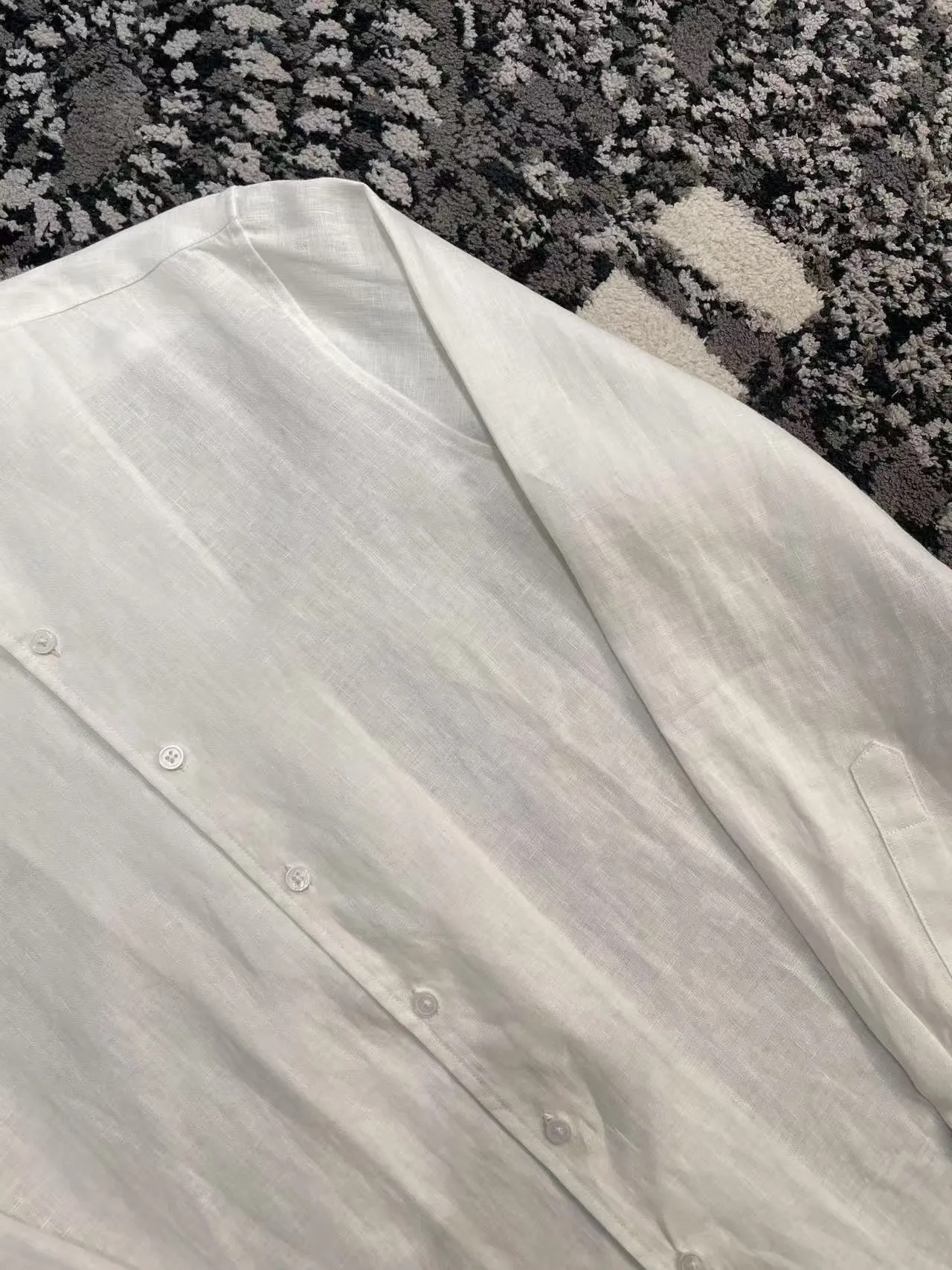 LORO PIANA Мужская рубашка из льна