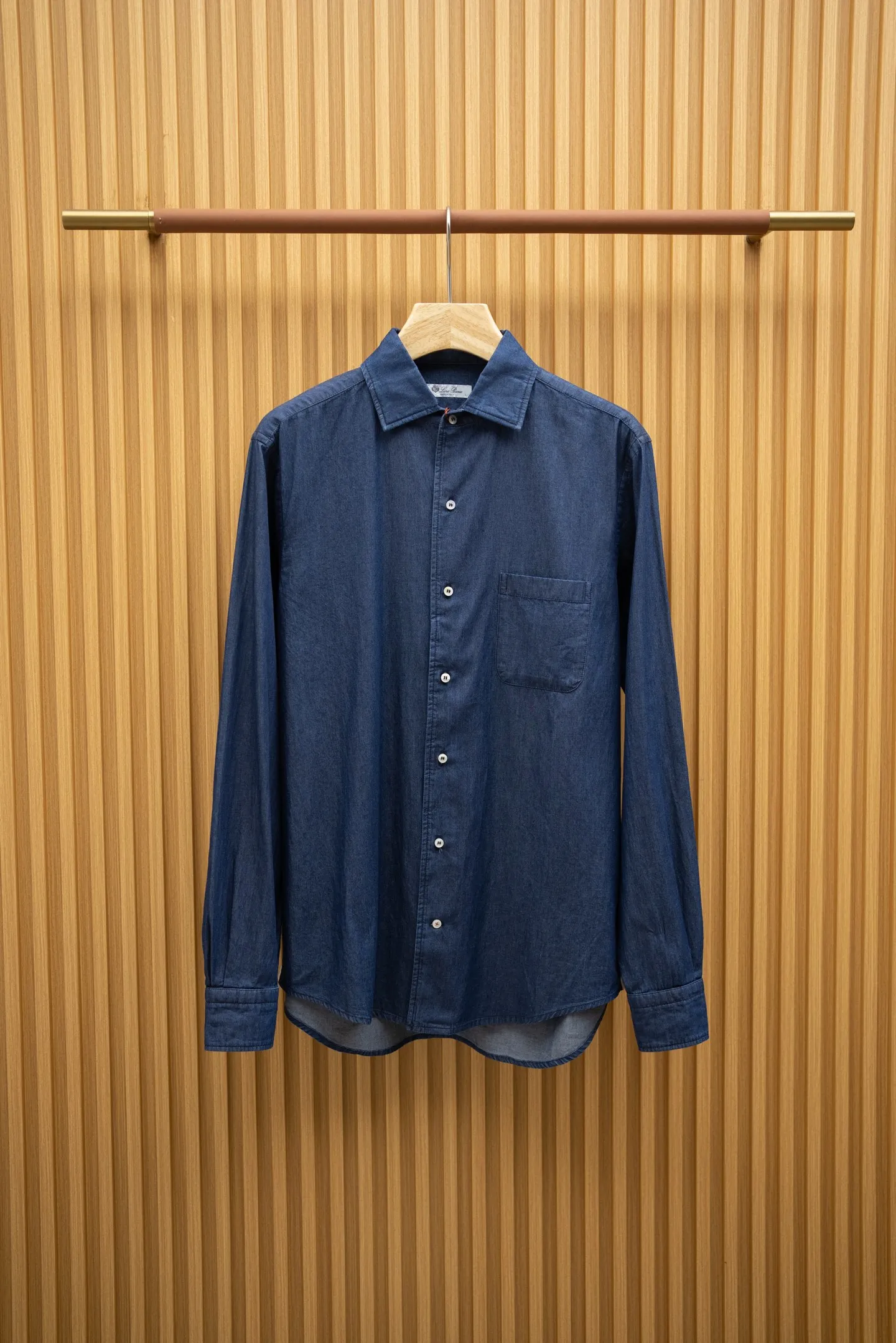 LORO PIANA Мужская рубашка из денима