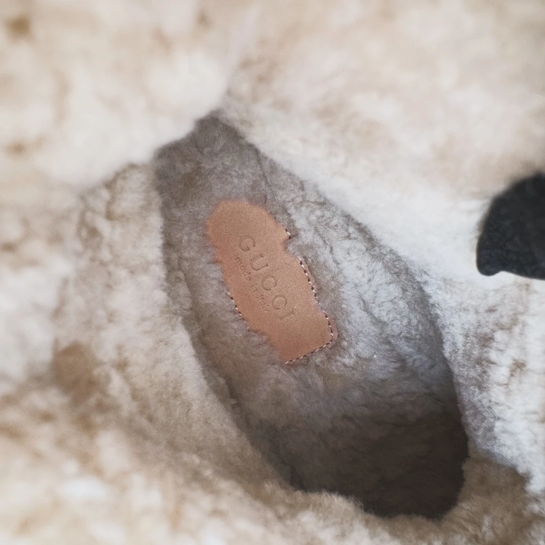 GUCCI Женские ботинки шерсть мериноса GUCCI Женские ботинки шерсть мериноса