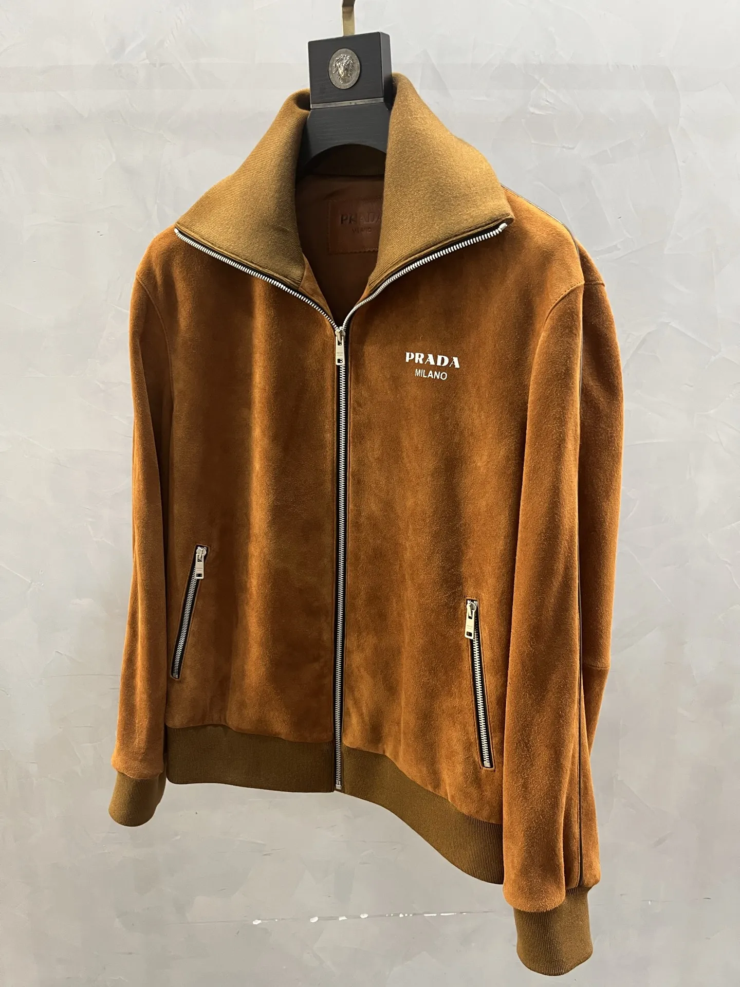 PRADA Мужская куртка из замши PRADA Мужская куртка из замши