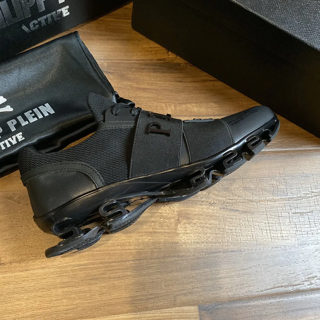 PHILIPP PLEIN Мужские кроссовки на рифлёной подошве PHILIPP PLEIN Мужские кроссовки на рифлёной подошве