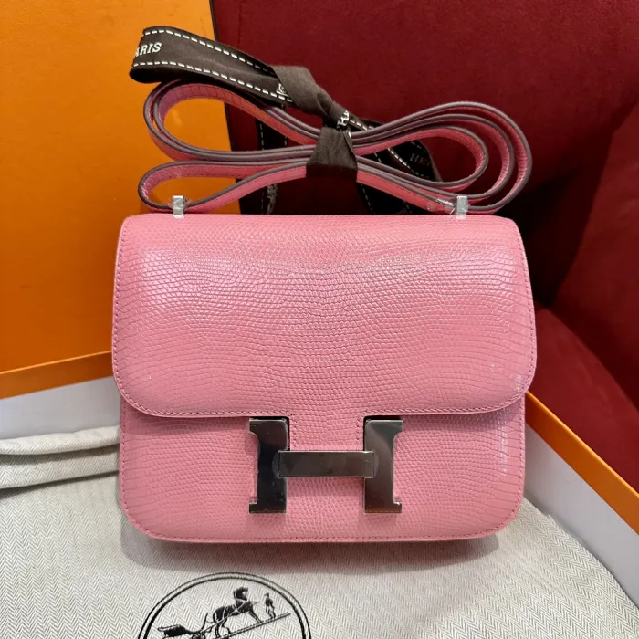 Hermes Женская сумка Constance 19 см 5P Lizard