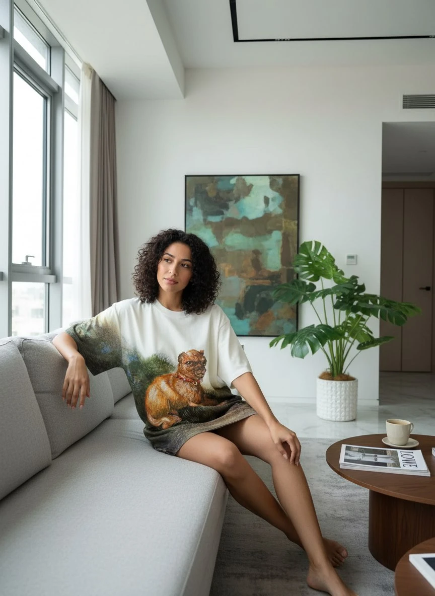 LOEWE Женская футболка с гриффоном LOEWE Женская футболка с гриффоном