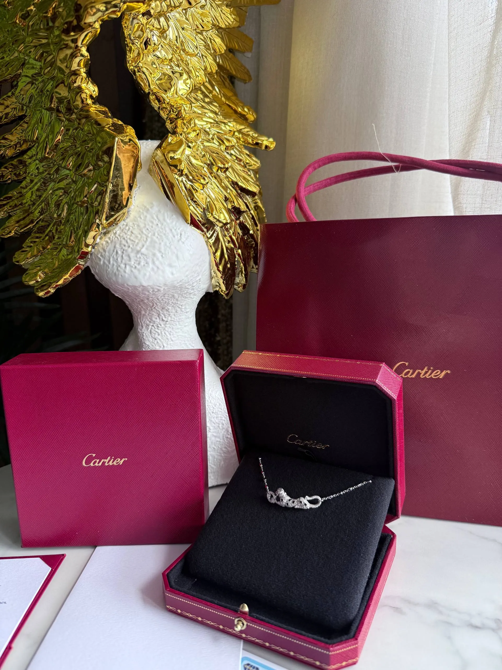 CARTIER Браслет Panthère De Cartier белое золото и бриллианты CARTIER Браслет Panthère De Cartier белое золото и бриллианты