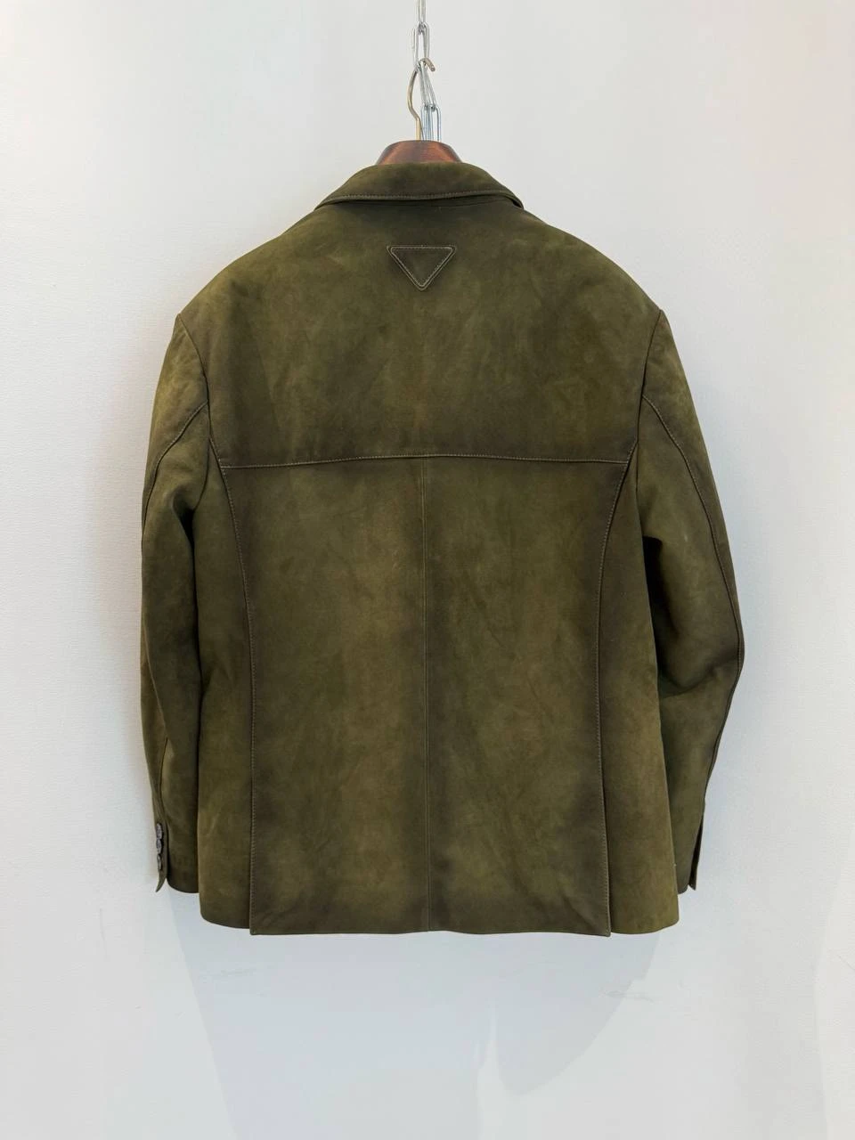 PRADA Мужской кожаный пиджак  PRADA Мужской кожаный пиджак