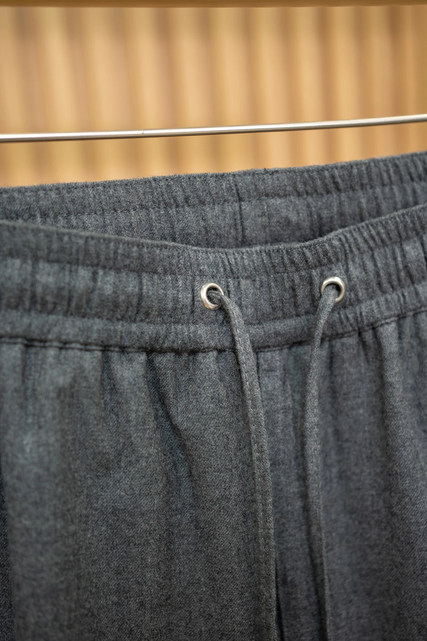 HERMES Мужские брюки‑джоггеры из шерсти 