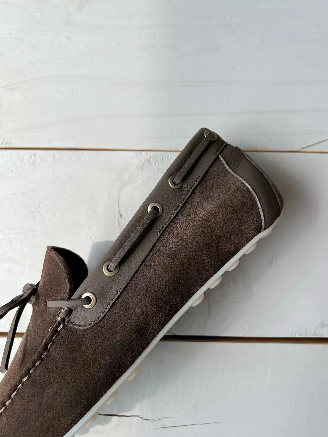 LORO PIANA Мужские мокасины с точечной подошвой