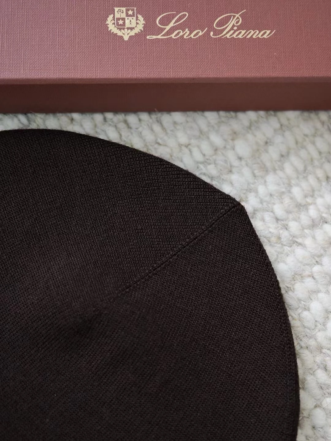 LORO PIANA Мужская шапка-бини из кашемира 