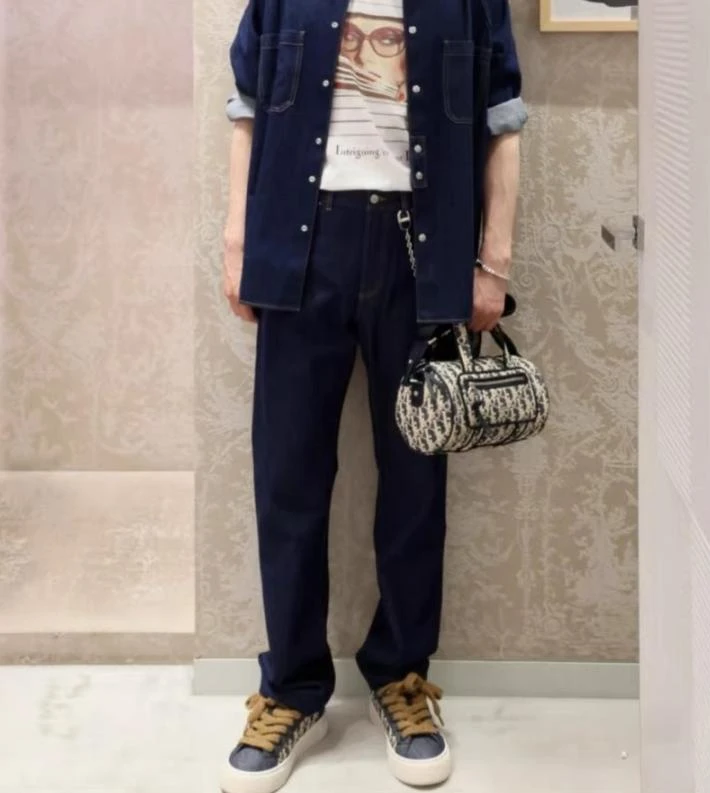 CHRISTIAN DIOR Мужские джинсы хлопок CHRISTIAN DIOR Мужские джинсы хлопок