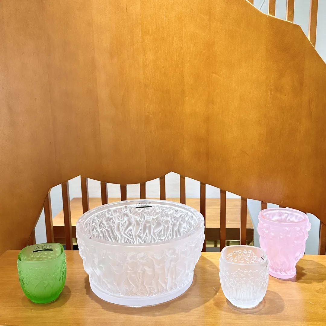 LALIQUE Хрустальная фруктовая тарелка Harvest Ten Women LALIQUE Хрустальная фруктовая тарелка Harvest Ten Women