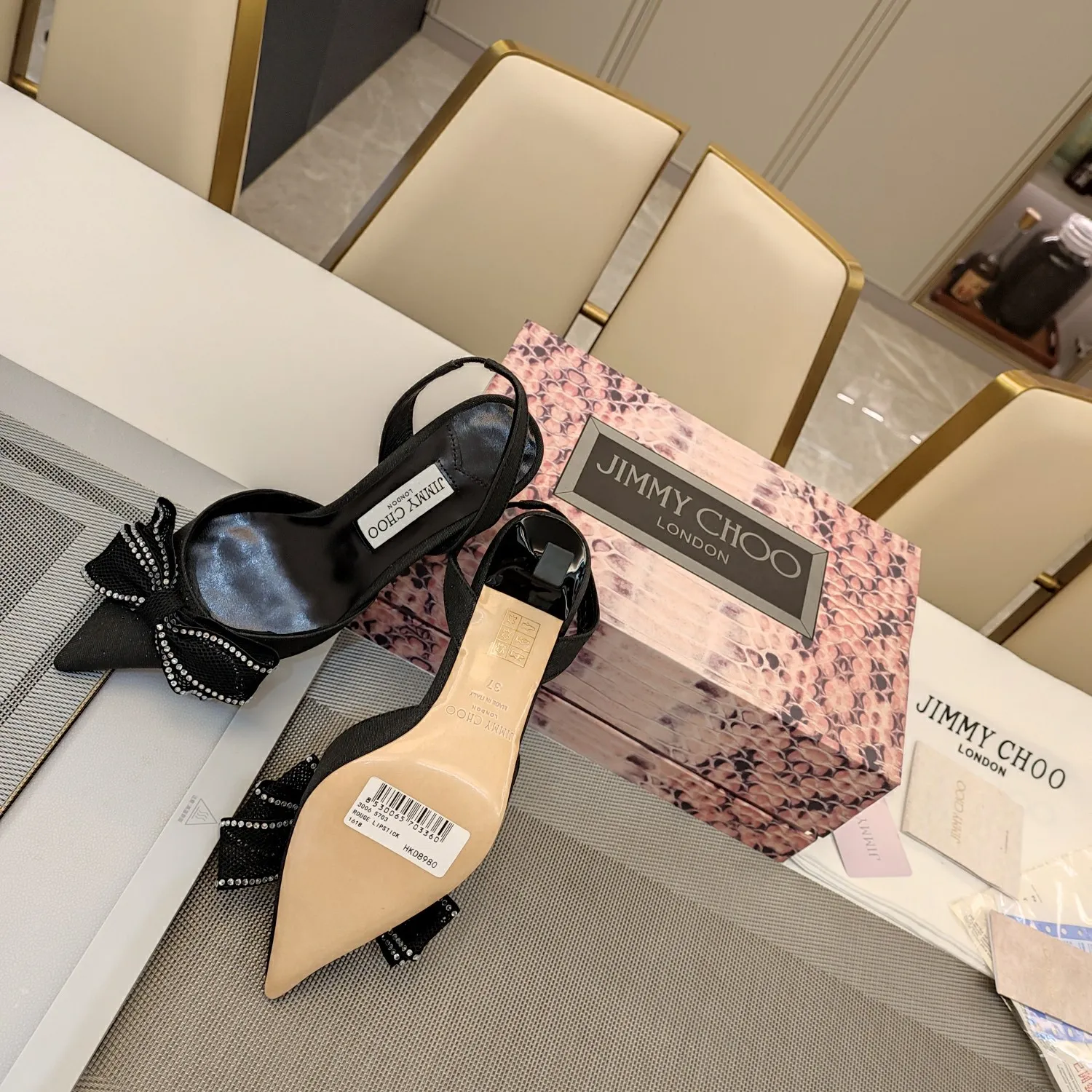 JIMMY CHOO Женские туфли с бантом