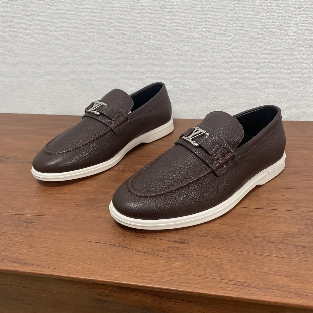 LOUIS VUITTON Мужские лоферы из телячьей кожи