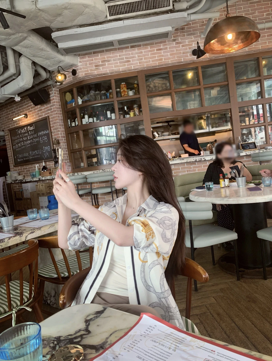 HERMES Женская шёлковая рубашка HERMES Женская шёлковая рубашка