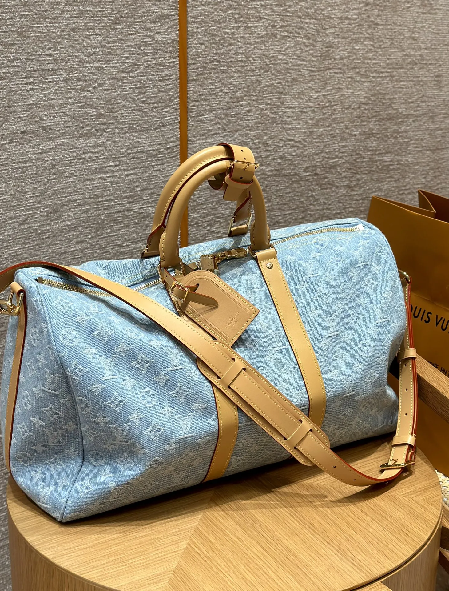 LOUIS VUITTON Дорожная сумка деним LOUIS VUITTON Дорожная сумка деним