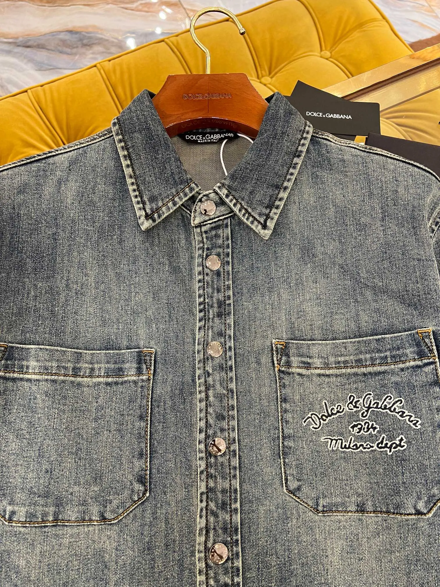 DOLCE & GABBANA Мужская рубашка хлопок DOLCE & GABBANA Мужская рубашка хлопок