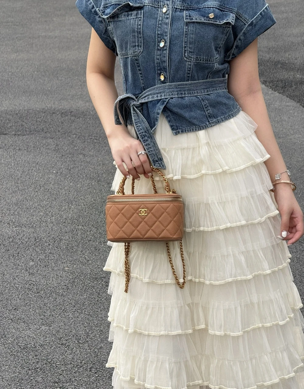 CHANEL Женская сумка Vanity Small кожа