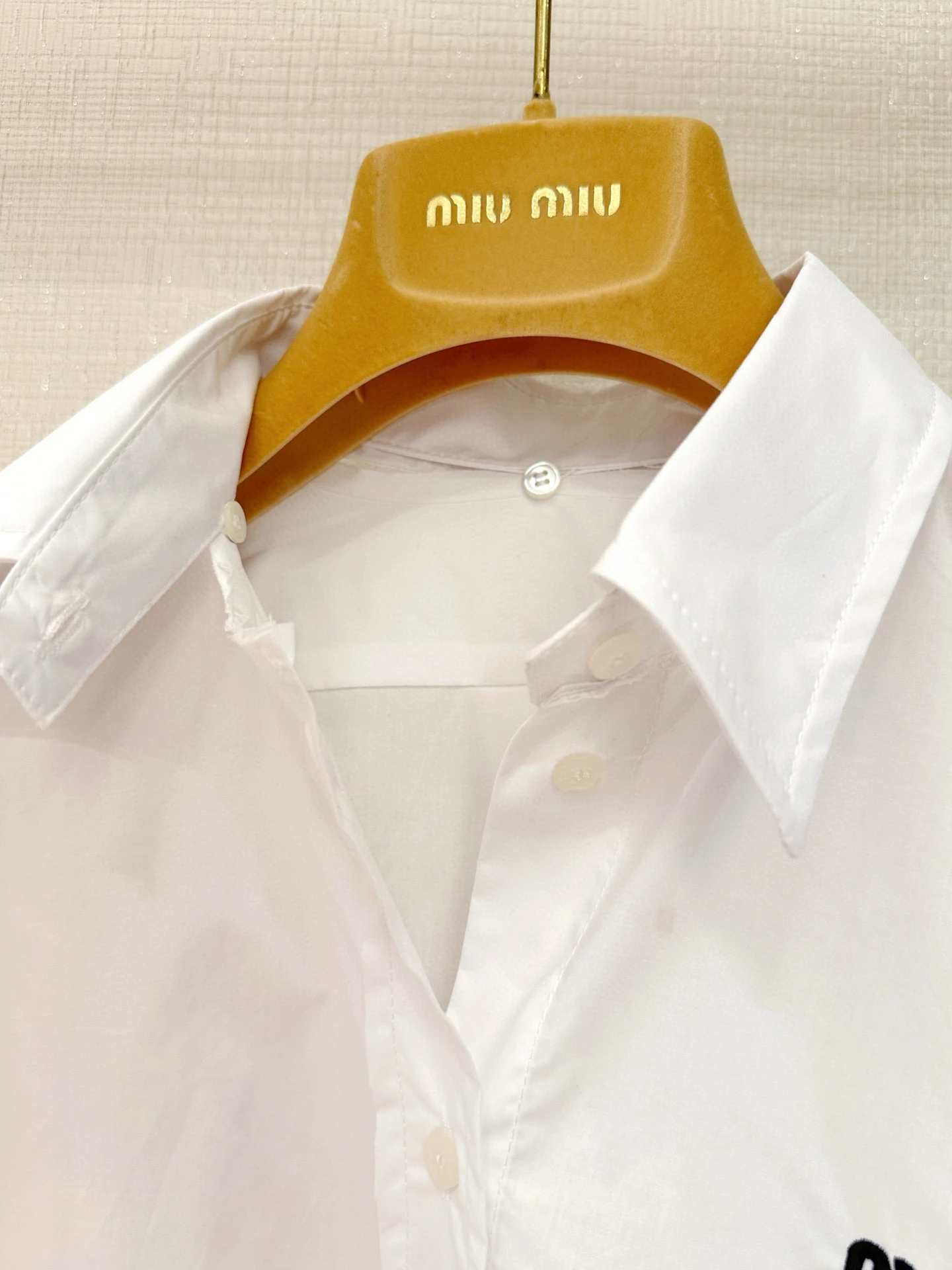 MIU MIU Женская хлопковая рубашка 