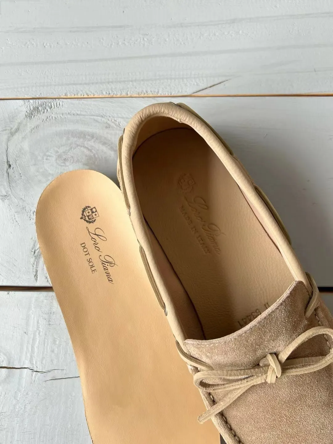 LORO PIANA Мужские мокасины с точечной подошвой