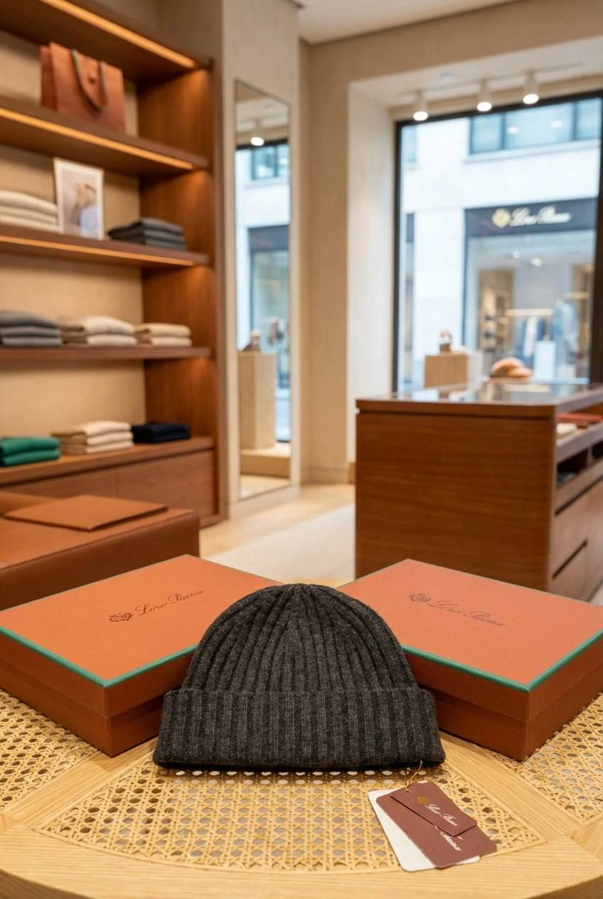 BRUNELLO CUCINELLI Мужская шапка из кашемира 