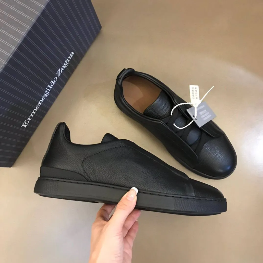 ERMENEGILDO ZEGNA Мужские кроссовки Triple Stitch