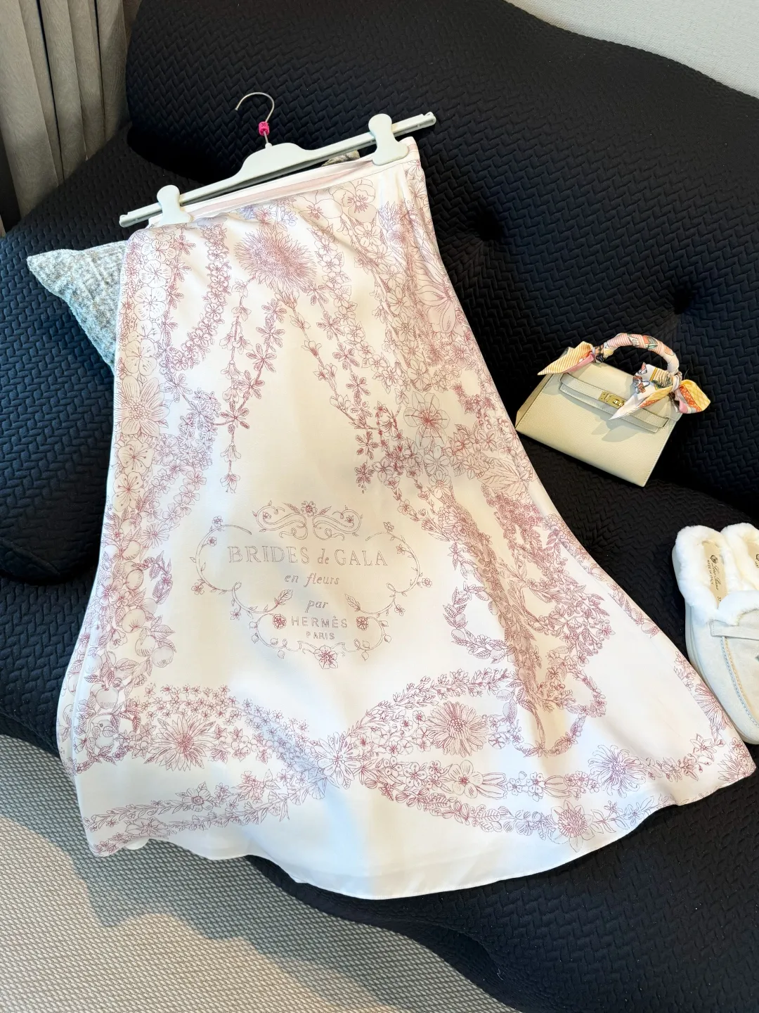 HERMES Женская юбка шёлк HERMES Женская юбка шёлк