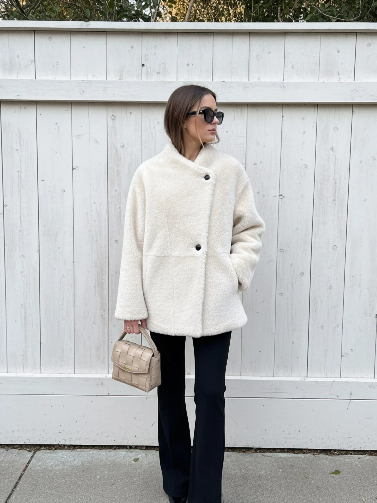 THE ROW Женская шуба из овчины THE ROW Женская шуба из овчины