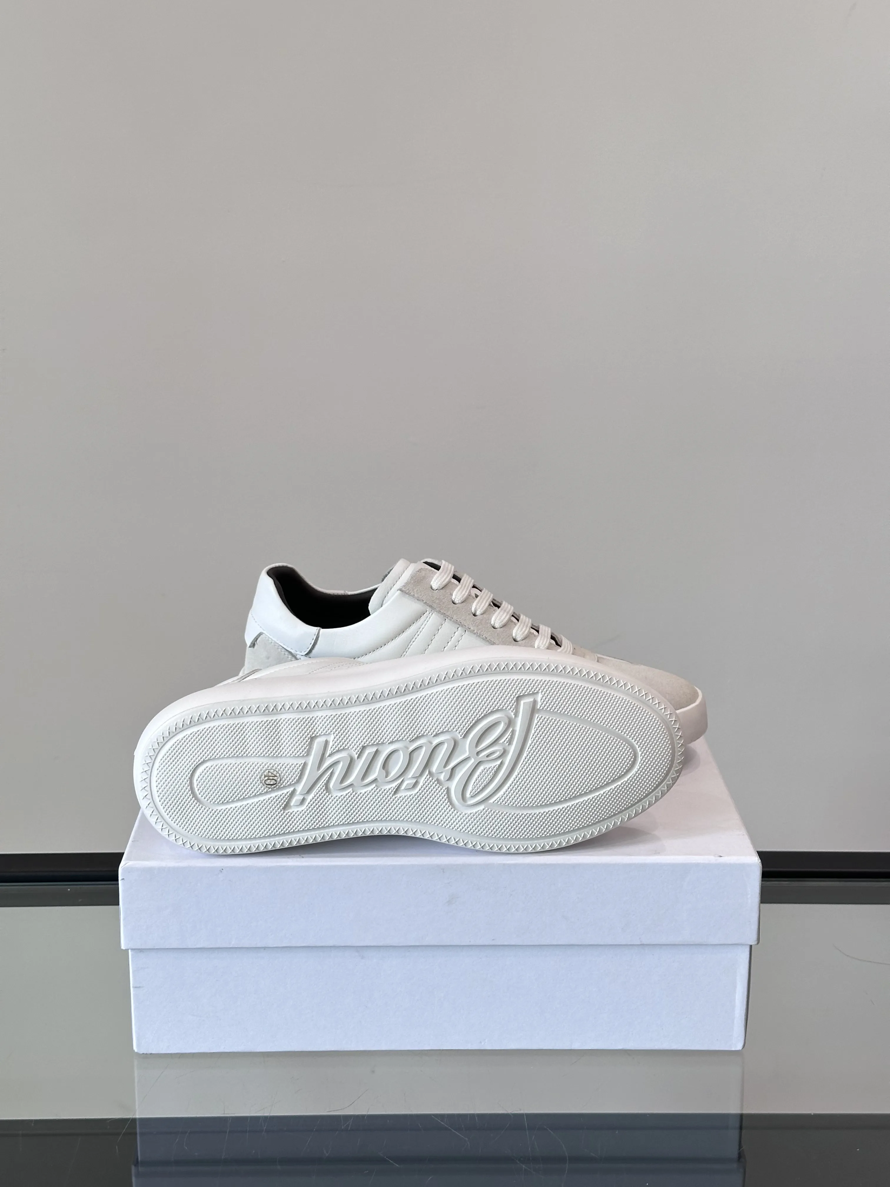 BRIONI Мужские кроссовки из телячьей кожи BRIONI Мужские кроссовки из телячьей кожи