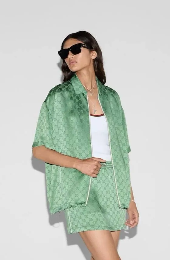 GUCCI Женская рубашка атлас GUCCI Женская рубашка атлас