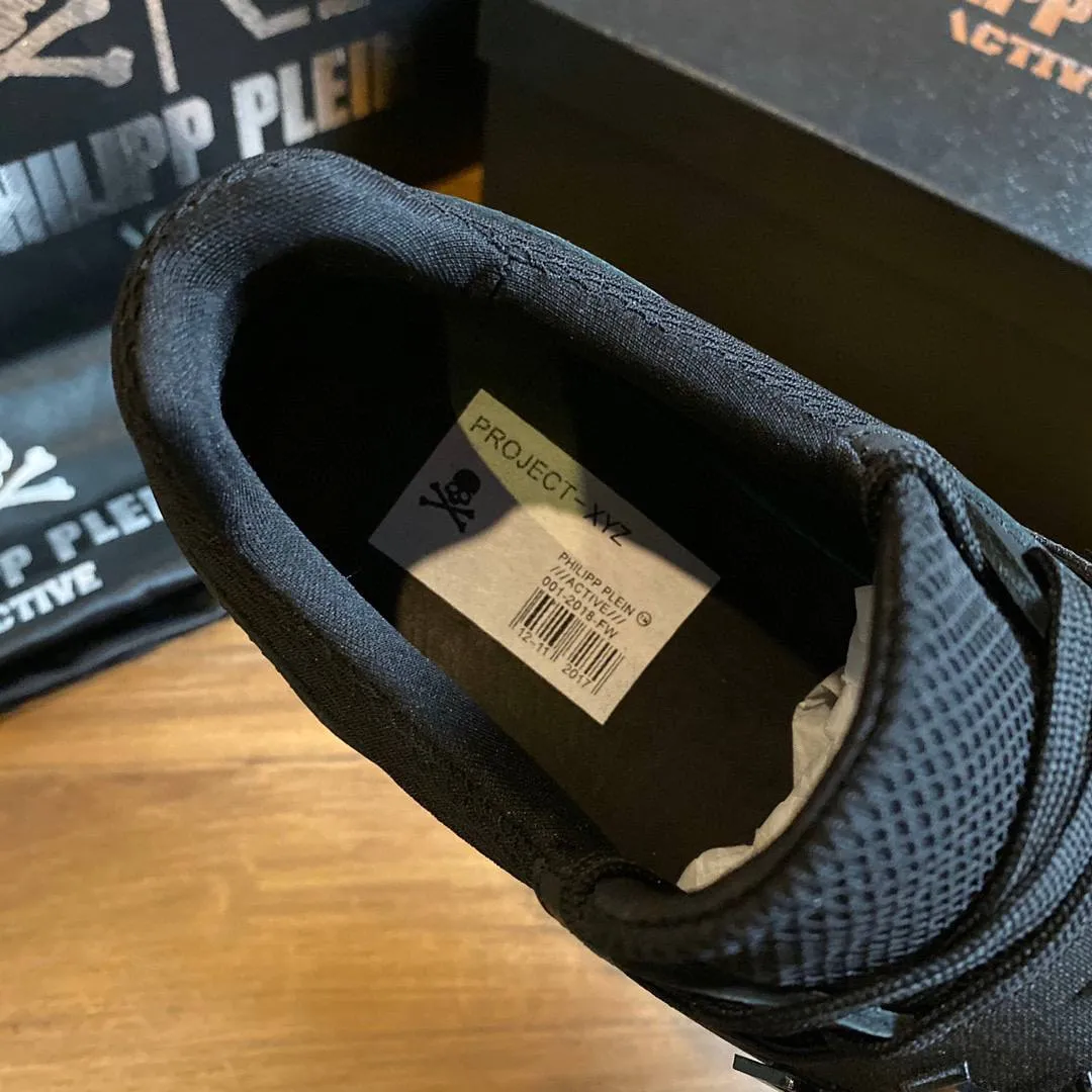 PHILIPP PLEIN Мужские кроссовки на рифлёной подошве PHILIPP PLEIN Мужские кроссовки на рифлёной подошве