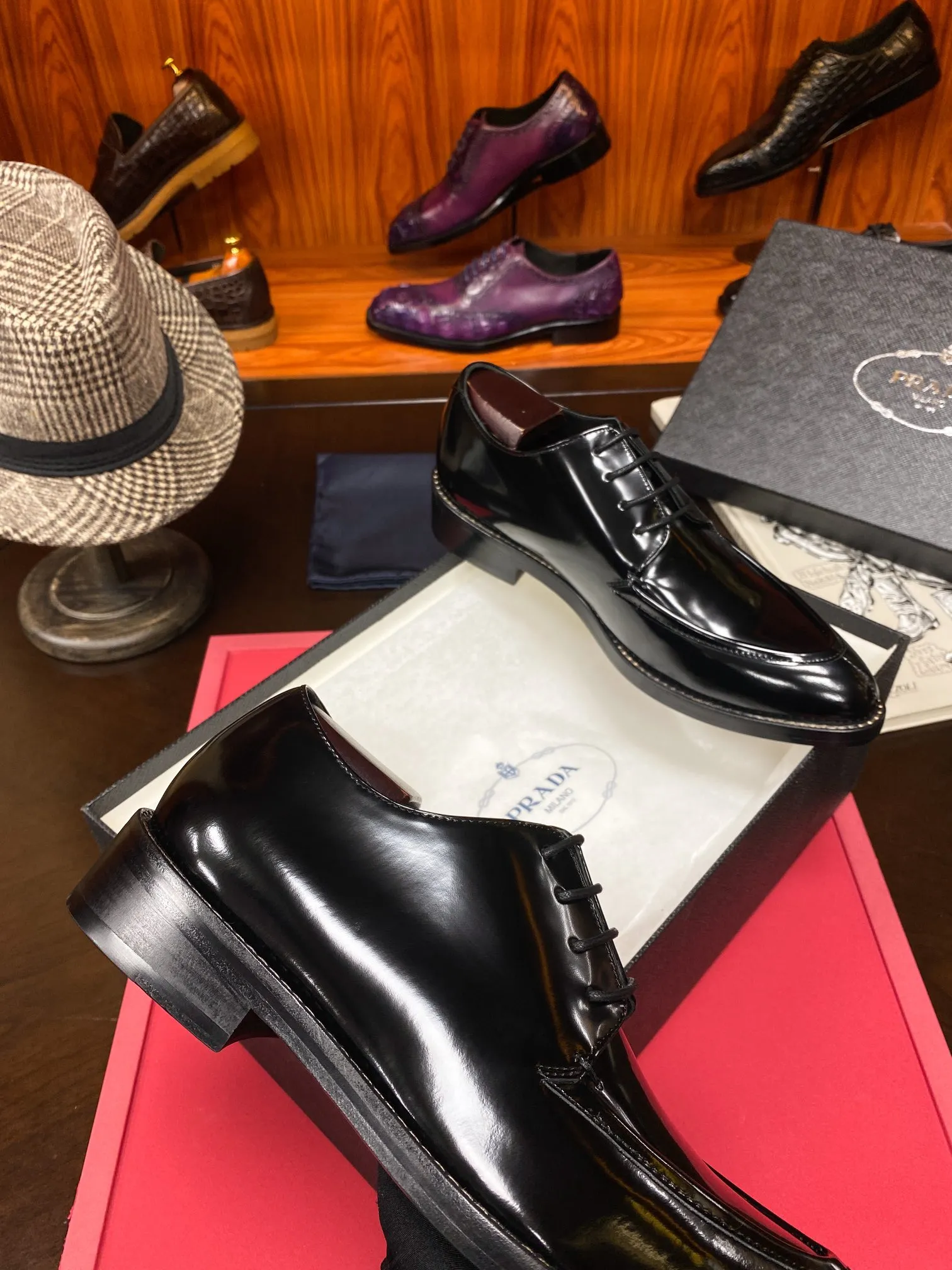 PRADA Мужские туфли PRADA Мужские туфли