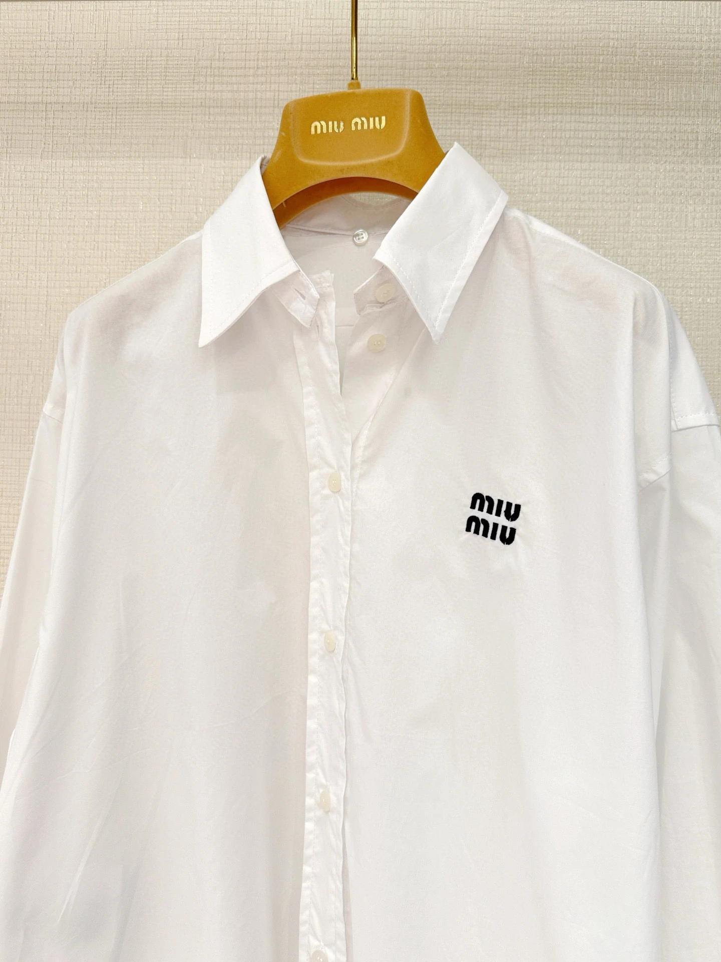 MIU MIU Женская хлопковая рубашка 