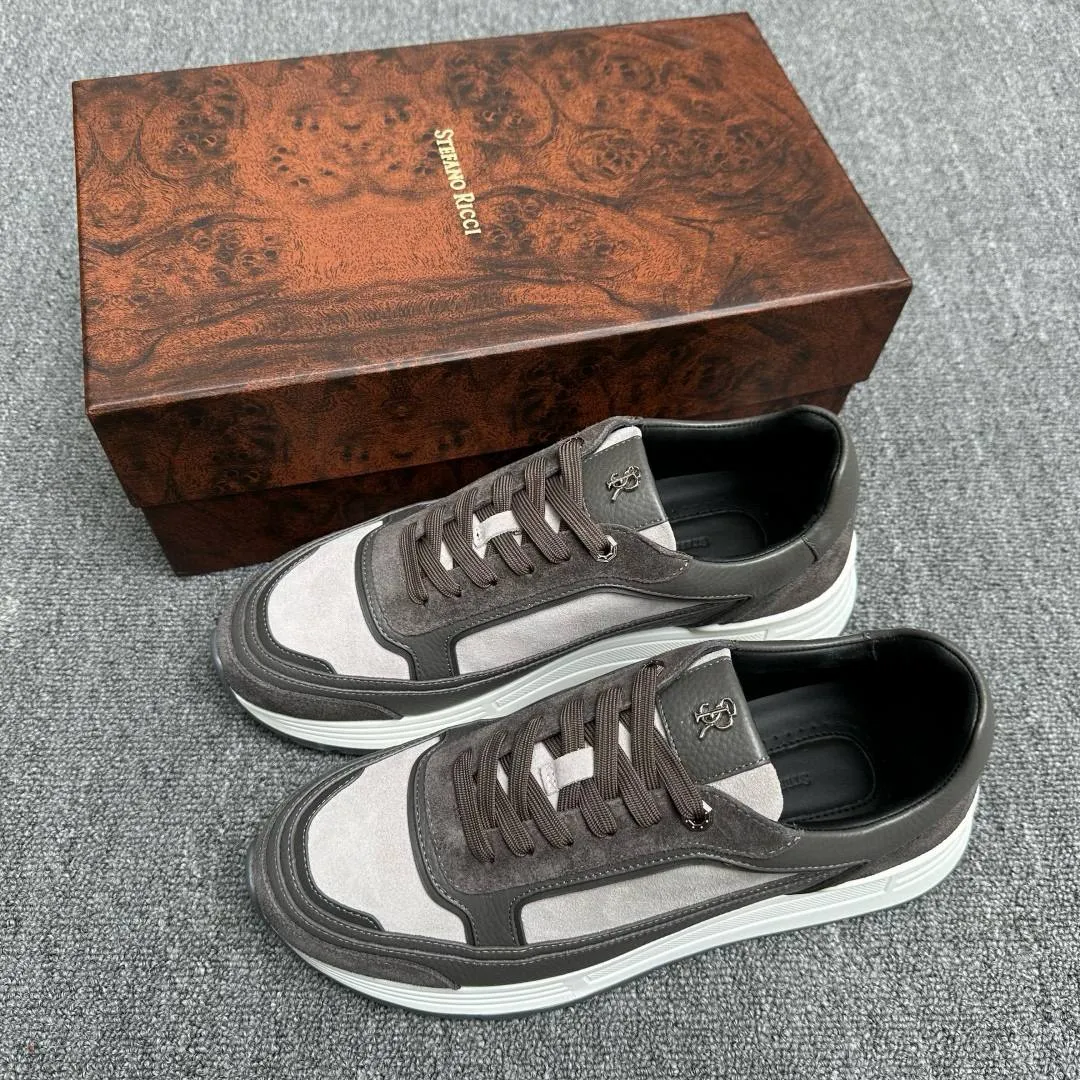 STEFANO RICCI Мужские кроссовки телячья кожа STEFANO RICCI Мужские кроссовки телячья кожа