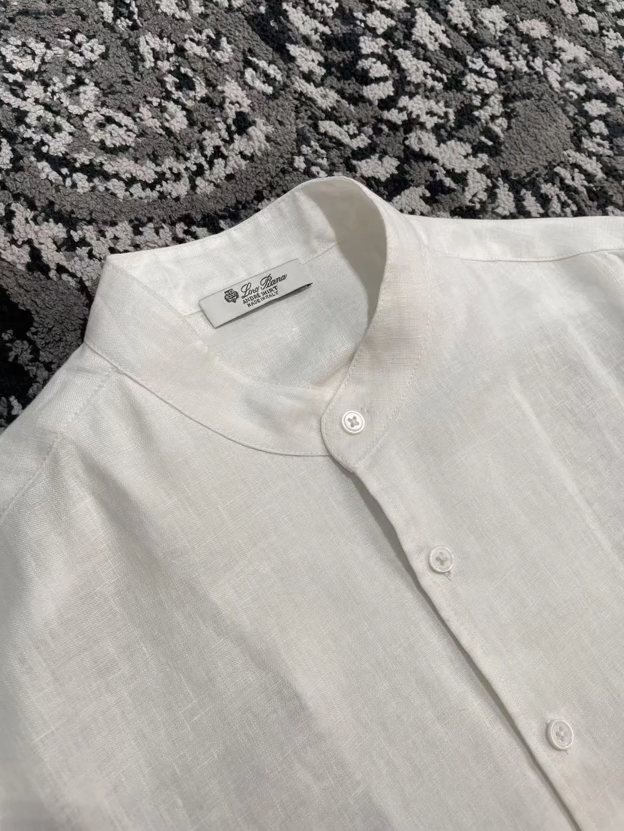 LORO PIANA Мужская рубашка из льна