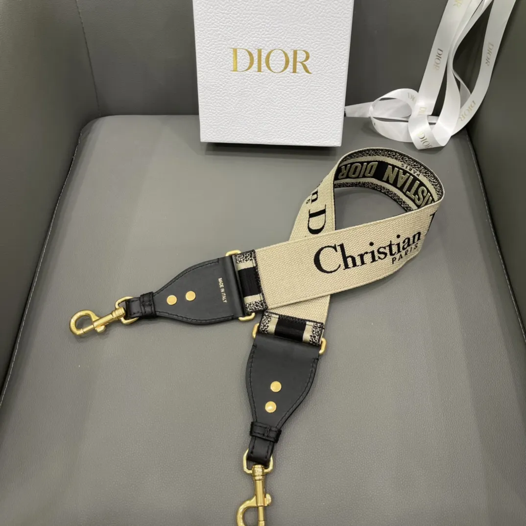 CHRISTIAN DIOR Регулируемый плечевой ремень Oblique CHRISTIAN DIOR Регулируемый плечевой ремень Oblique