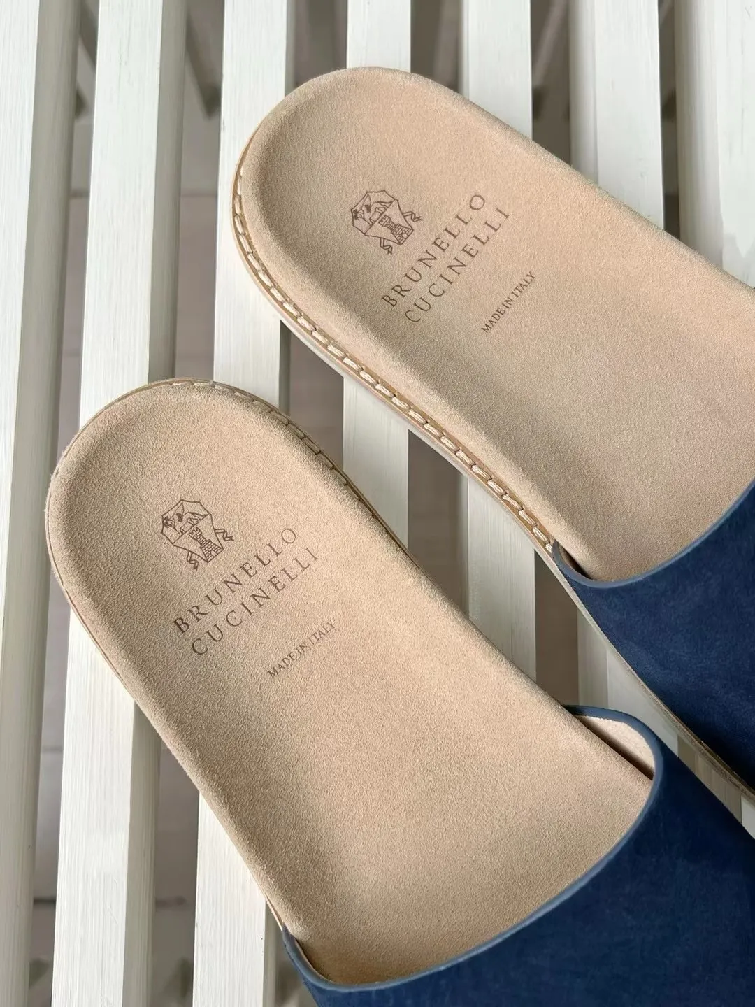 BRUNELLO CUCINELLI Мужские шлепки Urban из замши