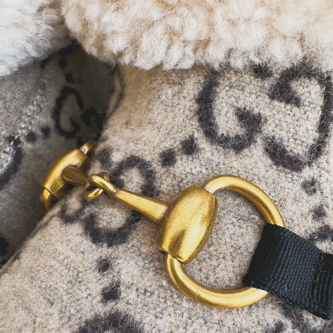 GUCCI Женские ботинки шерсть мериноса GUCCI Женские ботинки шерсть мериноса