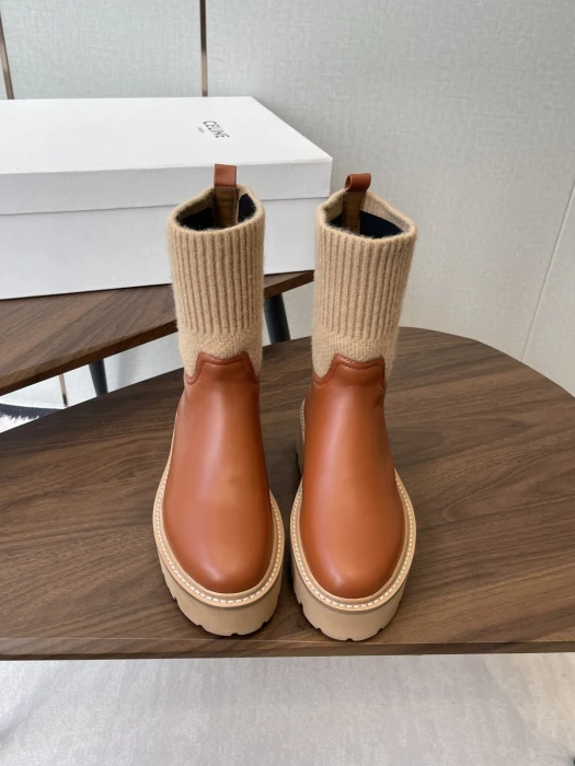 CELINE Женские ботинки из коровьей кожи