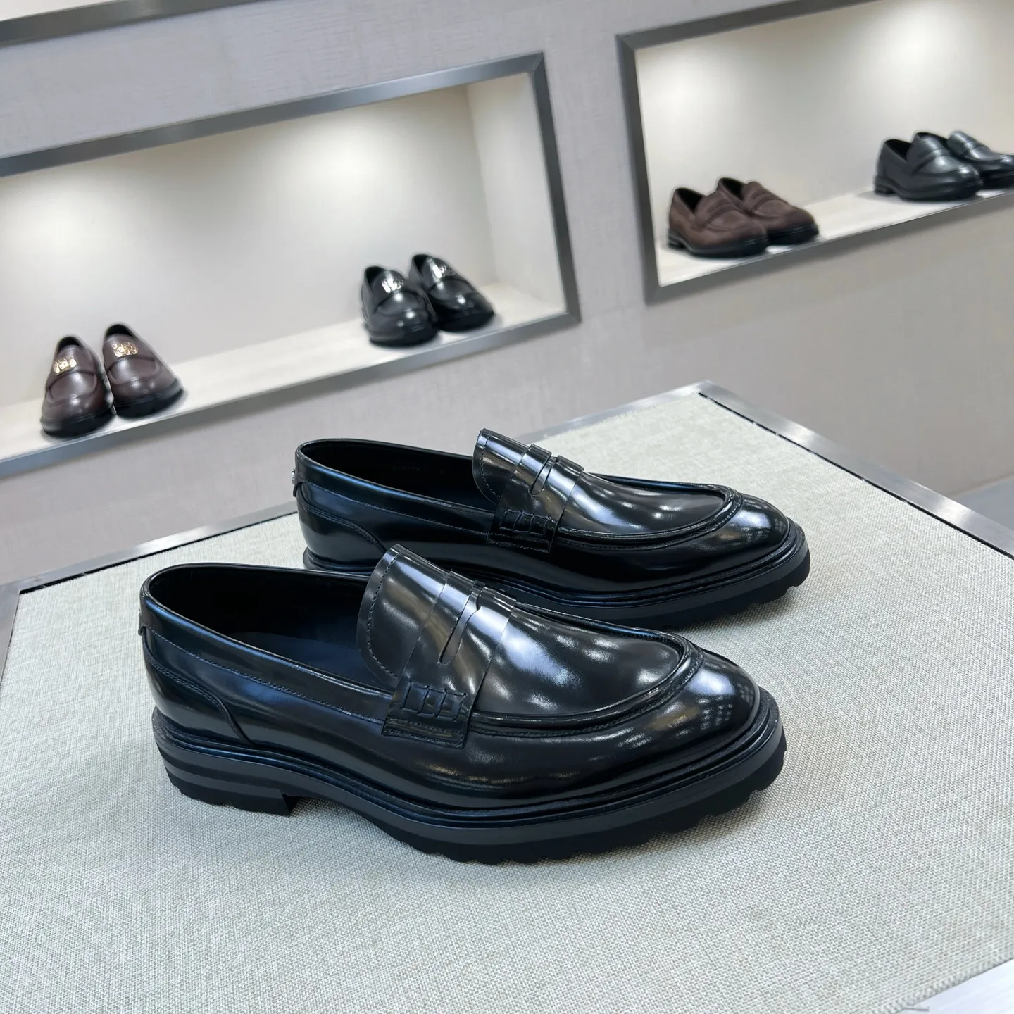 DOLCE & GABBANA Мужские лоферы коровья кожа DOLCE & GABBANA Мужские лоферы коровья кожа