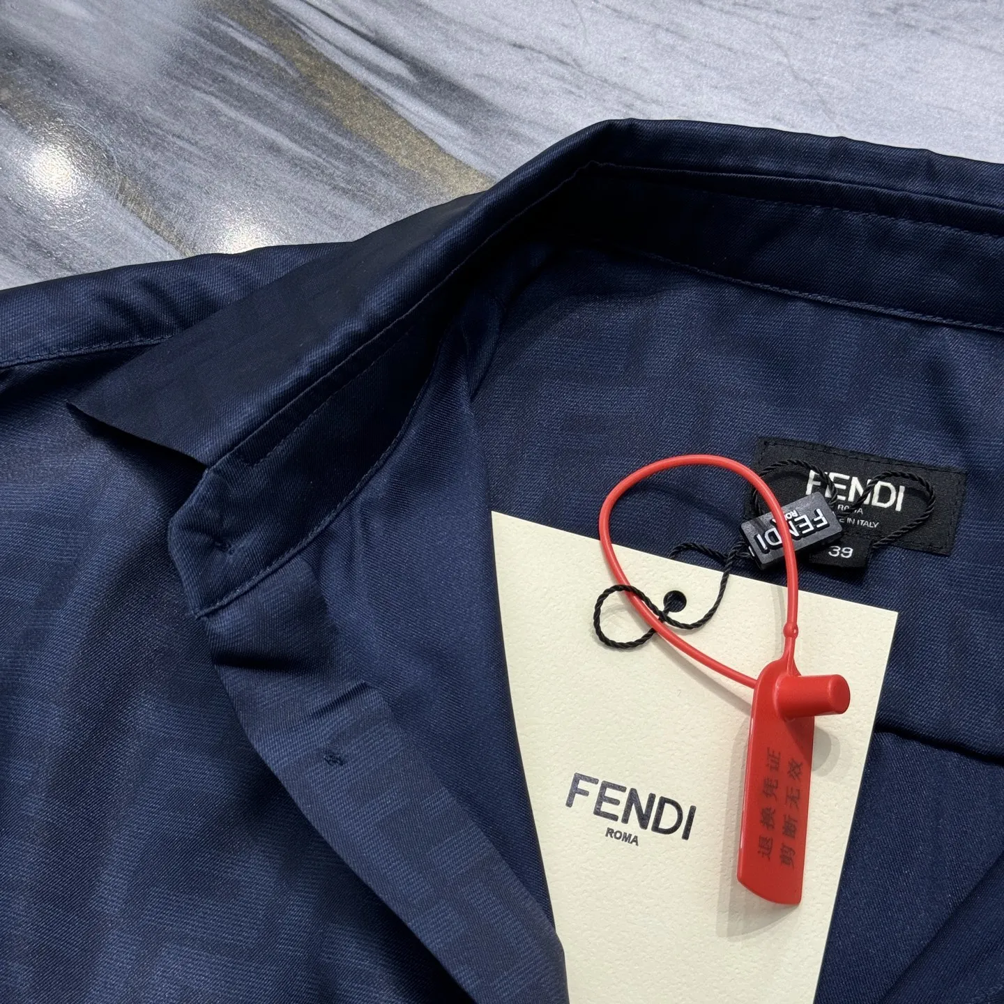 FENDI Мужская рубашка из шелка FENDI Мужская рубашка из шелка