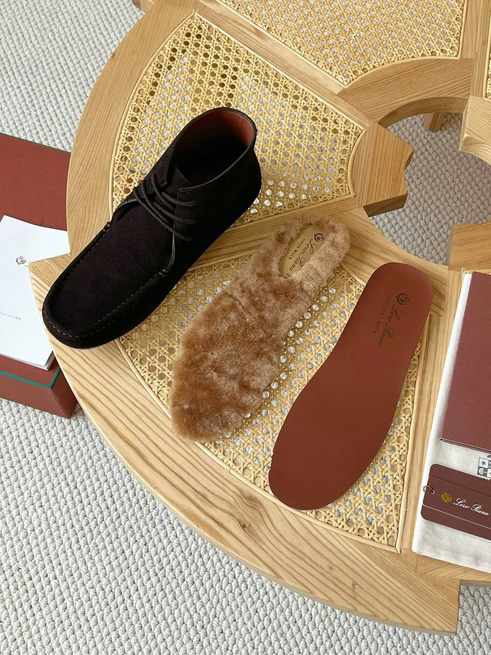 LORO PIANA Мужские ботинки 