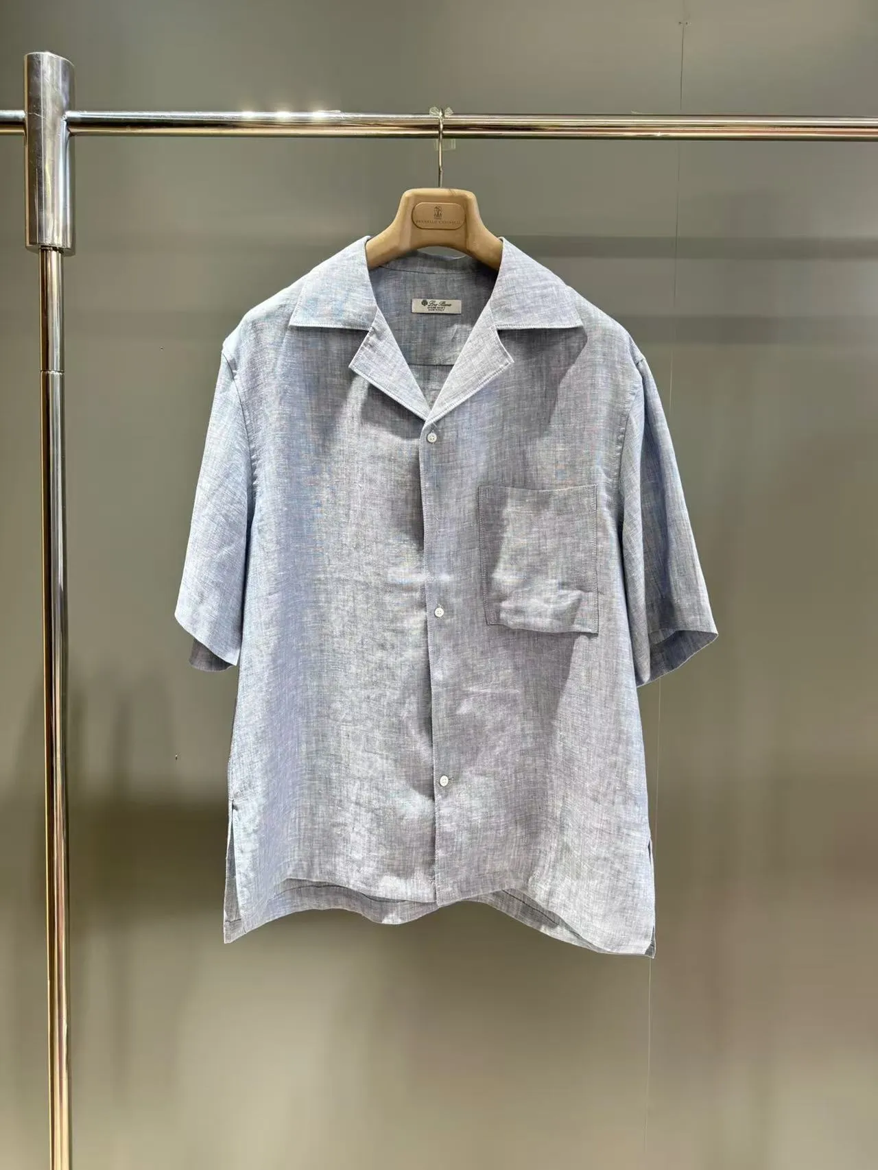 LORO PIANA Мужская рубашка лён LORO PIANA Мужская рубашка лён