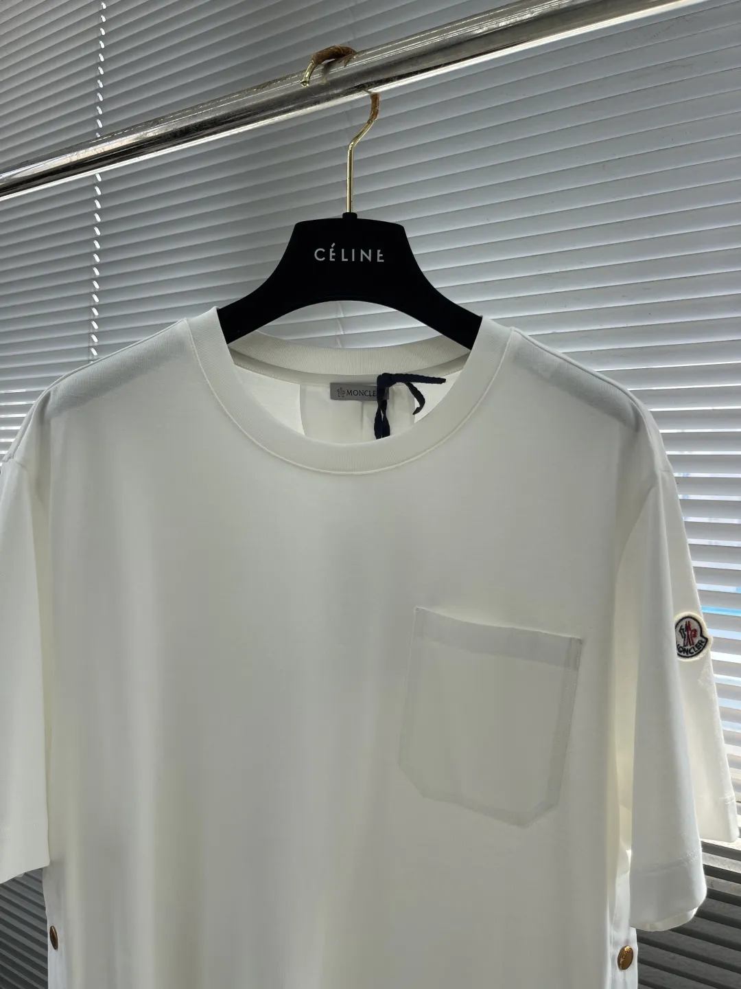 MONCLER Мужская футболка хлопок MONCLER Мужская футболка хлопок